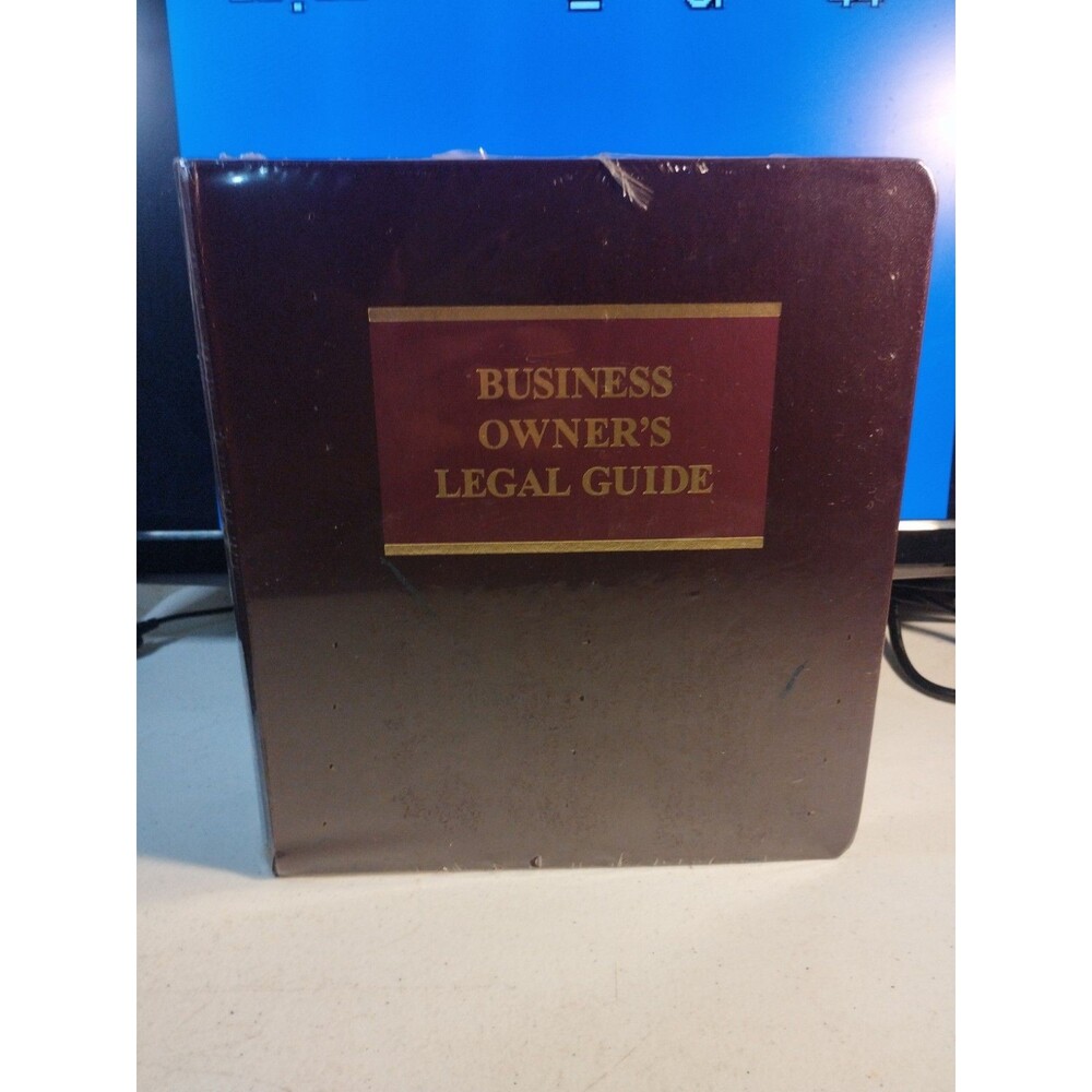 Business Owner's Legal Guide by Kevin Johnson 1994 HC 3 Ring Binder - New Sealed